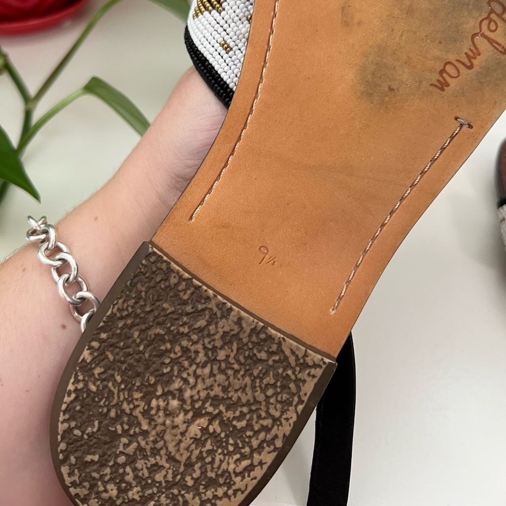 Sam Edelman Gladiator Beadwork Luisa Sandals, Size 9.5 - Picture 10 of 16